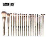 MAANGE Makeup brushes set professional with Natural Hair Foundation Powder Eyeshadow Make up Brush Blush 6pcs-20pcs