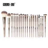 MAANGE Makeup brushes set professional with Natural Hair Foundation Powder Eyeshadow Make up Brush Blush 6pcs-20pcs