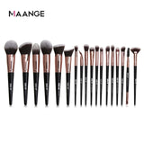 MAANGE Makeup brushes set professional with Natural Hair Foundation Powder Eyeshadow Make up Brush Blush 6pcs-20pcs