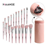 MAANGE Makeup brushes set professional with Natural Hair Foundation Powder Eyeshadow Make up Brush Blush 6pcs-20pcs