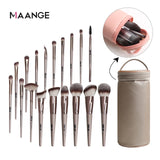 MAANGE Makeup brushes set professional with Natural Hair Foundation Powder Eyeshadow Make up Brush Blush 6pcs-20pcs