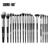 MAANGE Makeup brushes set professional with Natural Hair Foundation Powder Eyeshadow Make up Brush Blush 6pcs-20pcs