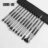 MAANGE Makeup brushes set professional with Natural Hair Foundation Powder Eyeshadow Make up Brush Blush 6pcs-20pcs