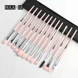 MAANGE Makeup brushes set professional with Natural Hair Foundation Powder Eyeshadow Make up Brush Blush 6pcs-20pcs