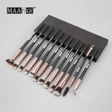 MAANGE Makeup brushes set professional with Natural Hair Foundation Powder Eyeshadow Make up Brush Blush 6pcs-20pcs