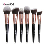 MAANGE Makeup brushes set professional with Natural Hair Foundation Powder Eyeshadow Make up Brush Blush 6pcs-20pcs