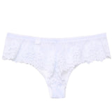 TERMEZY Women Sexy Lace Lingerie Temptation Low-waist Panties Embroidery Thong Transparent Hollow out Underwear Female G String