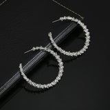 Trend Simulation Pearl Long Earrings Female White Round Pearl Wedding Pendant Earrings Fashion Korean Jewelry Earrings