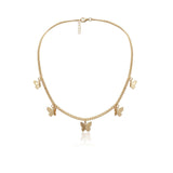 JCYMONG Bohemian Cute Butterfly Choker Necklace For Women Gold Silver Color Clavicle Chain 2020 Fashion Female Chocker Jewelry