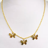 JCYMONG Bohemian Cute Butterfly Choker Necklace For Women Gold Silver Color Clavicle Chain 2020 Fashion Female Chocker Jewelry