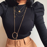 2020 Spring Women Sexy Bodysuit Winter Fashion Casual Bodycon Solid Knitted Bodysuits Body Tops For Women Female