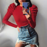 2020 Spring Women Sexy Bodysuit Winter Fashion Casual Bodycon Solid Knitted Bodysuits Body Tops For Women Female