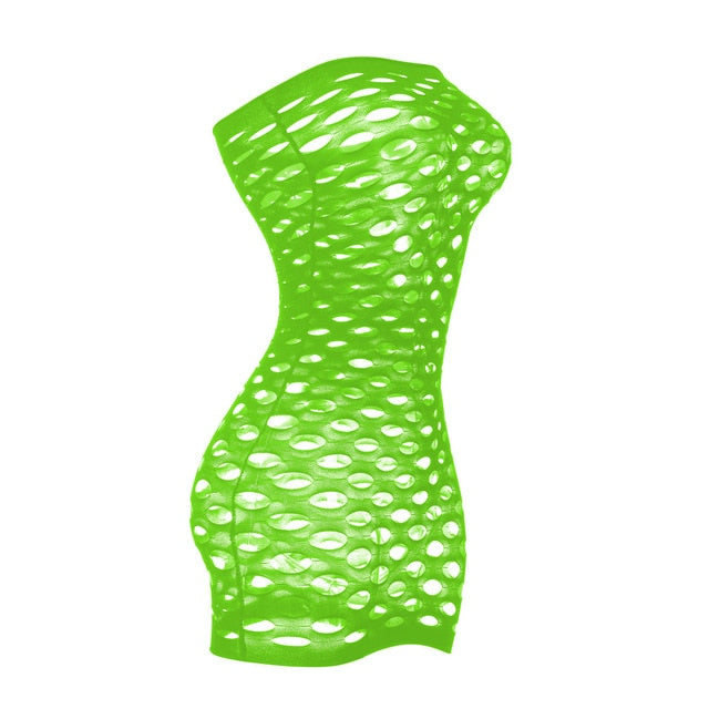 2020 New Fishnet Underwear Elasticity Cotton Sexy Lingerie Muply Hot Women Sex Costumes For Mesh Baby Doll Dress Erotic Lingerie