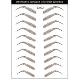 Magic 4D Hair-like Eyebrow Tattoo Sticker False Eyebrows 7 Day Long Lasting Super Waterproof Makeup Eye Brow Stickers Cosmetics