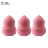 IMAGIC Makeup Mixer Soft Water Sponge Puff Professional Makeup Puff Sponge for Foundation Cream Concealer Makeup 3 Pack
