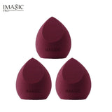 IMAGIC Makeup Mixer Soft Water Sponge Puff Professional Makeup Puff Sponge for Foundation Cream Concealer Makeup 3 Pack