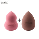 IMAGIC Makeup Mixer Soft Water Sponge Puff Professional Makeup Puff Sponge for Foundation Cream Concealer Makeup 3 Pack