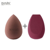 IMAGIC Makeup Mixer Soft Water Sponge Puff Professional Makeup Puff Sponge for Foundation Cream Concealer Makeup 3 Pack