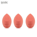 IMAGIC Makeup Mixer Soft Water Sponge Puff Professional Makeup Puff Sponge for Foundation Cream Concealer Makeup 3 Pack