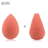 IMAGIC Makeup Mixer Soft Water Sponge Puff Professional Makeup Puff Sponge for Foundation Cream Concealer Makeup 3 Pack