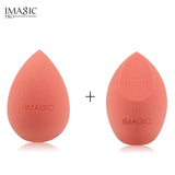 IMAGIC Makeup Mixer Soft Water Sponge Puff Professional Makeup Puff Sponge for Foundation Cream Concealer Makeup 3 Pack