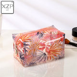 XZP Waterproof Transparent Cosmetic Cute Bags Storage Pouch Makeup Organizer Approved Clear Case Toiletry Bag PVC Zipper Travel