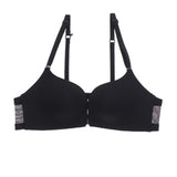 CINOON New Fashion Wireless Front Closure Bras For Women Sexy Lingerie Comfort Push Up Bra Adjusted Seamless Backless Bralette
