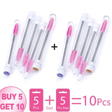 NEW Eyelash Extender Disposable Eyebrow Brush Separate Tube Design Charming Diamond Bottom Mascara Stick Applicator