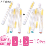 NEW Eyelash Extender Disposable Eyebrow Brush Separate Tube Design Charming Diamond Bottom Mascara Stick Applicator