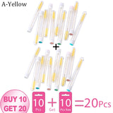 NEW Eyelash Extender Disposable Eyebrow Brush Separate Tube Design Charming Diamond Bottom Mascara Stick Applicator