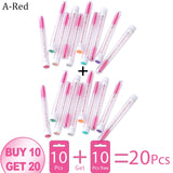 NEW Eyelash Extender Disposable Eyebrow Brush Separate Tube Design Charming Diamond Bottom Mascara Stick Applicator