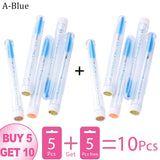 NEW Eyelash Extender Disposable Eyebrow Brush Separate Tube Design Charming Diamond Bottom Mascara Stick Applicator