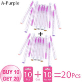 NEW Eyelash Extender Disposable Eyebrow Brush Separate Tube Design Charming Diamond Bottom Mascara Stick Applicator