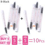 NEW Eyelash Extender Disposable Eyebrow Brush Separate Tube Design Charming Diamond Bottom Mascara Stick Applicator