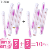 NEW Eyelash Extender Disposable Eyebrow Brush Separate Tube Design Charming Diamond Bottom Mascara Stick Applicator
