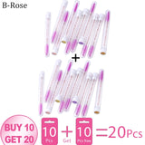 NEW Eyelash Extender Disposable Eyebrow Brush Separate Tube Design Charming Diamond Bottom Mascara Stick Applicator