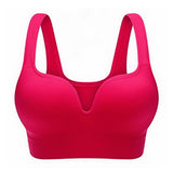 CINOON Bras For Women Underwear Sexy Lingerie Solid Bra Seamless Push Up Cotton Tops Bralette Brassiere Wireless Sports Vest