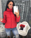 FORERUN Fashion Bubble Coat Solid Standard Collar Oversized Short Jacket Winter Autumn Female Puffer Jacket Parkas Mujer 2020