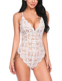 Sexy Lingerie Hot Erotic Babydoll Underwear Sex Costumes For Women Lace Flower Porno Lenceria Mujer Sexy Sleepwear Plus Size
