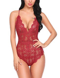 Sexy Lingerie Hot Erotic Babydoll Underwear Sex Costumes For Women Lace Flower Porno Lenceria Mujer Sexy Sleepwear Plus Size