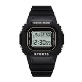 Luxury Women Digital Green Watch Multifunction Waterproof Women Watches Unisex Male Watch Rectangle Children Sport Watches
