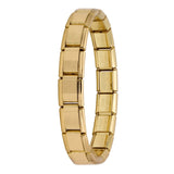Hapiship 2018 Women's Jewelry 9mm Width Itanlian Elastic Charm Bracelet  Fashion  Stainless Steel Bangle ST-
