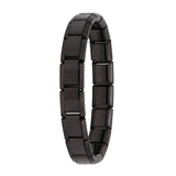 Hapiship 2018 Women's Jewelry 9mm Width Itanlian Elastic Charm Bracelet  Fashion  Stainless Steel Bangle ST-