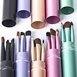 New 5pcs Professional Travel Portable Mini Eye Makeup Brushes Set Smudge Eyeshadow Eyeliner Eyebrow Brush Lip Make Up Brush kit