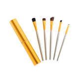 New 5pcs Professional Travel Portable Mini Eye Makeup Brushes Set Smudge Eyeshadow Eyeliner Eyebrow Brush Lip Make Up Brush kit