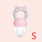 Silicone Baby Pacifier Feeder Cartoon Animal Infant Nipple Holder Newborn Fruit pacifier Tetine Silicona Chupetero nipple bit