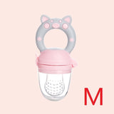 Silicone Baby Pacifier Feeder Cartoon Animal Infant Nipple Holder Newborn Fruit pacifier Tetine Silicona Chupetero nipple bit