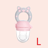 Silicone Baby Pacifier Feeder Cartoon Animal Infant Nipple Holder Newborn Fruit pacifier Tetine Silicona Chupetero nipple bit
