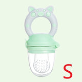 Silicone Baby Pacifier Feeder Cartoon Animal Infant Nipple Holder Newborn Fruit pacifier Tetine Silicona Chupetero nipple bit