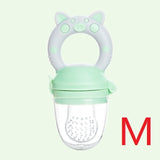 Silicone Baby Pacifier Feeder Cartoon Animal Infant Nipple Holder Newborn Fruit pacifier Tetine Silicona Chupetero nipple bit